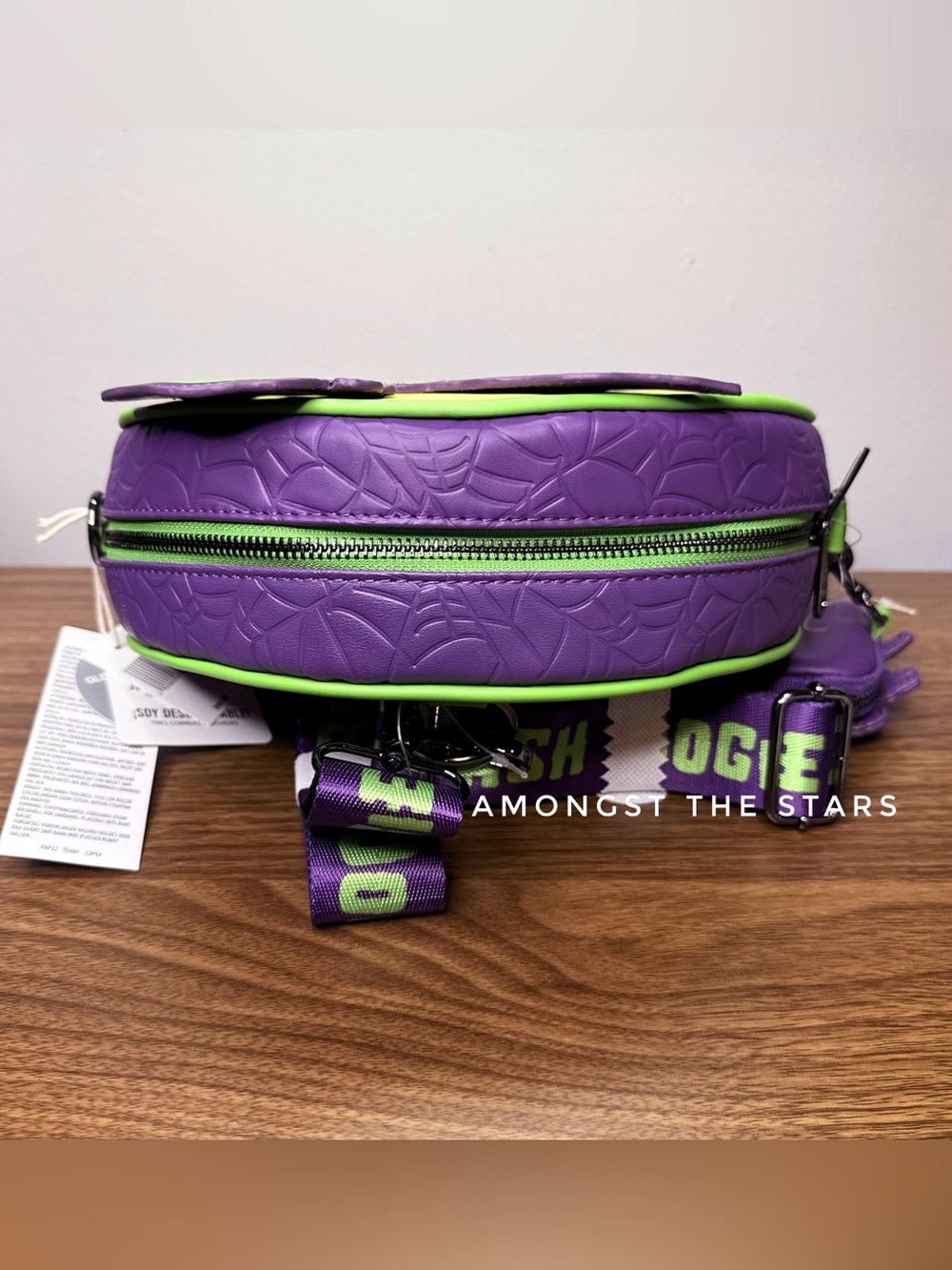 Loungefly Disney Oogie Boogie Bash Glow In the Dark Convertible Backpack Bag - Picture 11 of 12
